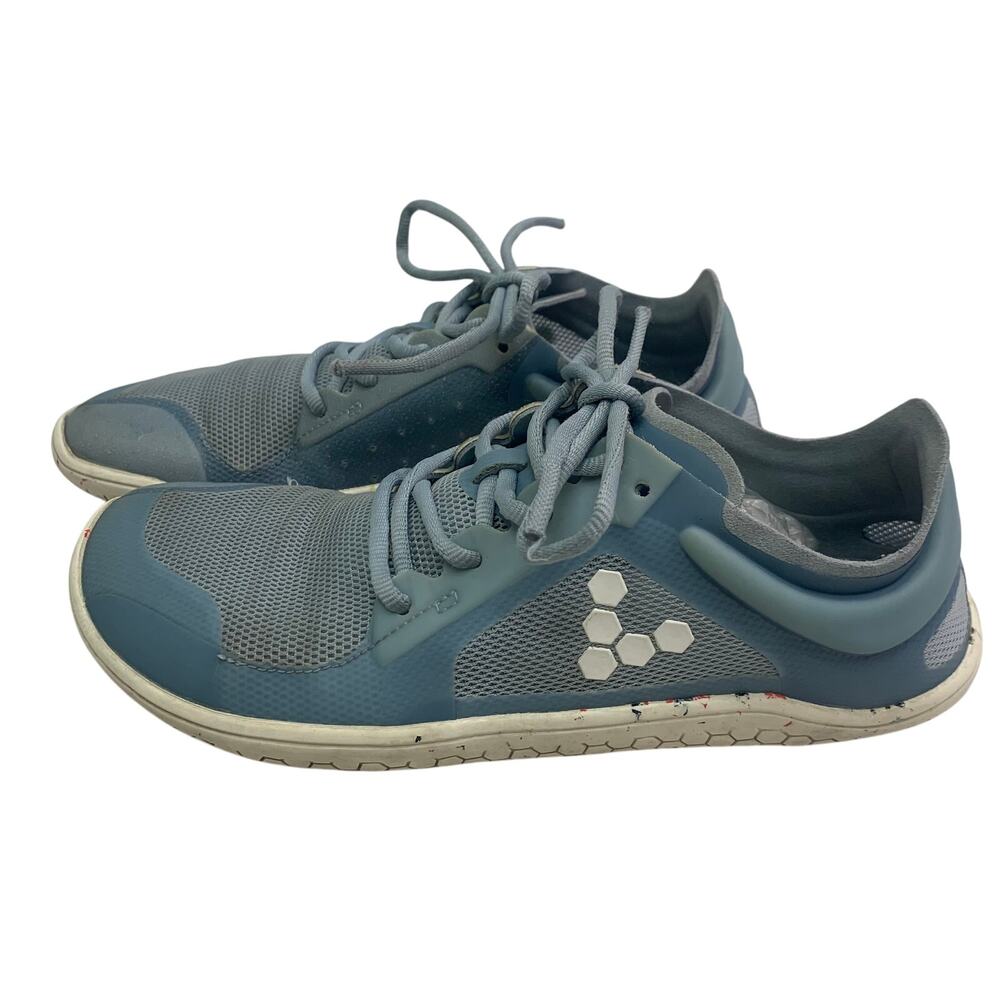 Vivo Barefoot Light Blue Mesh Lace-Up Flats